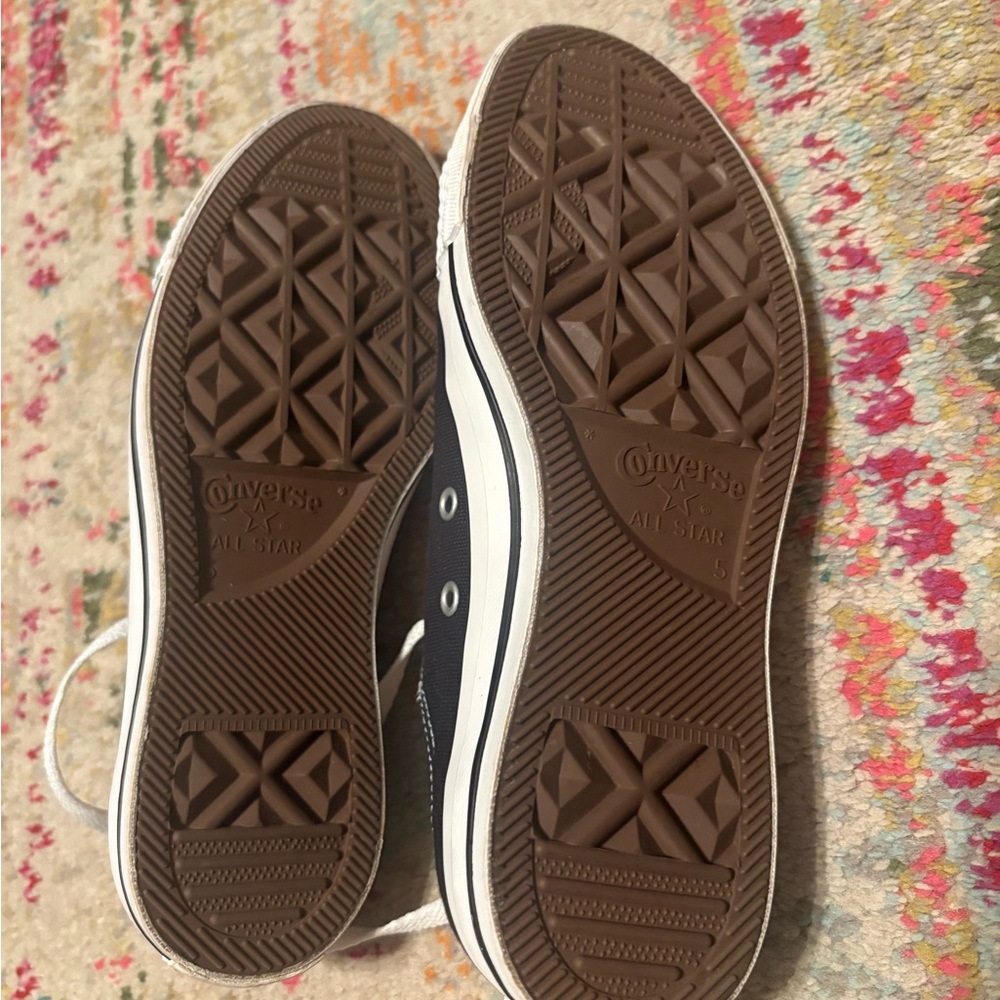 Converse Chuck Taylor all star canvas black womens size 7 - Picture 5 of 6